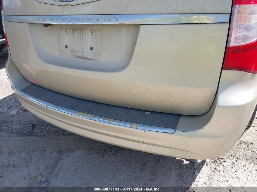 2011 Chrysler Town & Country Touring-L VIN: 2A4RR8DGXBR604743 Lot: 39877143