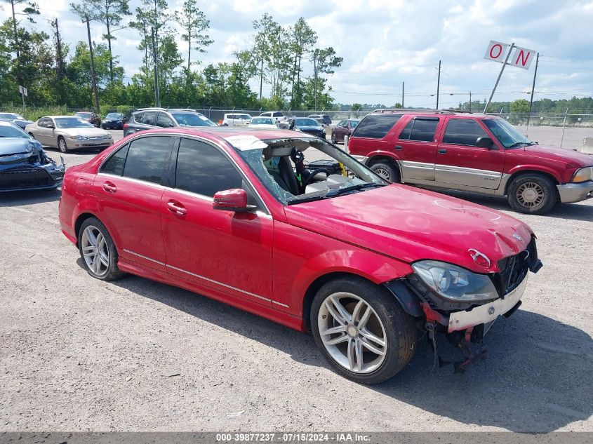 WDDGF4HB3DR266680 | 2013 MERCEDES-BENZ C 250