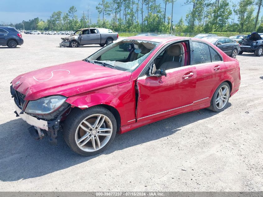 WDDGF4HB3DR266680 | 2013 MERCEDES-BENZ C 250