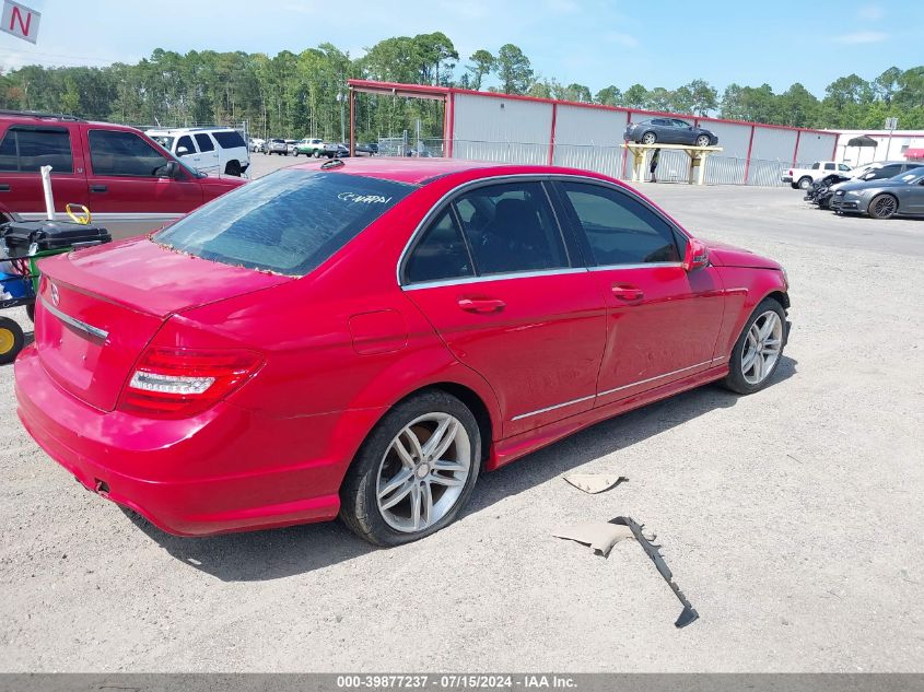 WDDGF4HB3DR266680 | 2013 MERCEDES-BENZ C 250