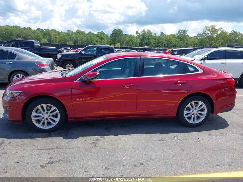 2017 Chevrolet Malibu 1Lt VIN: 1G1ZE5ST4HF160316 Lot: 39877282