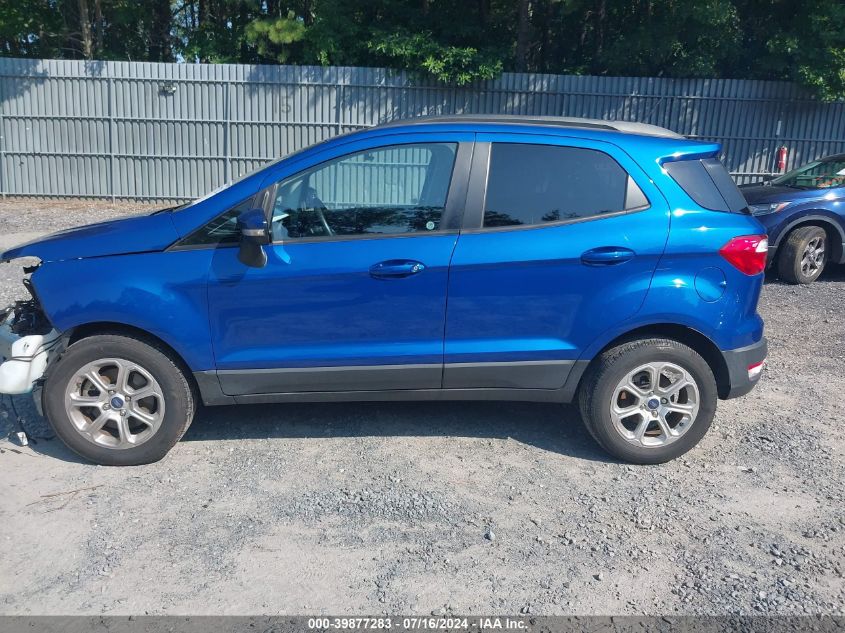 2020 Ford Ecosport Se VIN: MAJ3S2GE7LC350609 Lot: 39877283