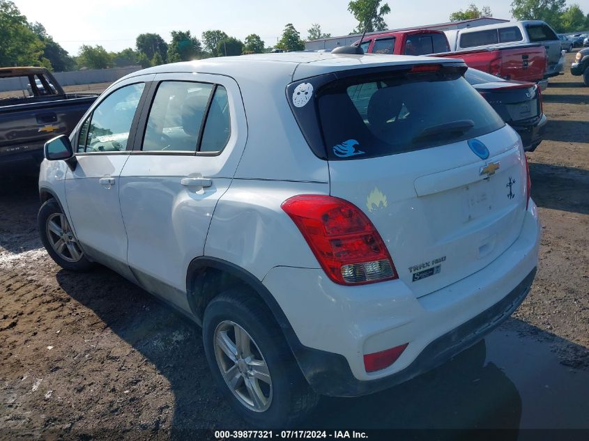 2017 Chevrolet Trax Ls VIN: KL7CJNSB0HB253029 Lot: 39877321