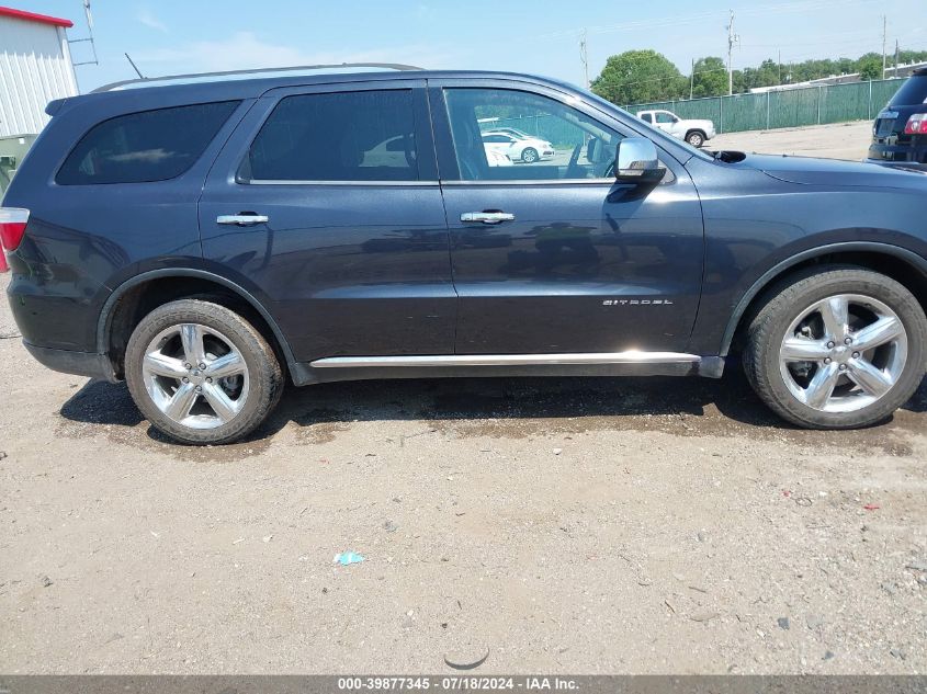 2013 Dodge Durango Citadel VIN: 1C4SDJET3DC530702 Lot: 39877345