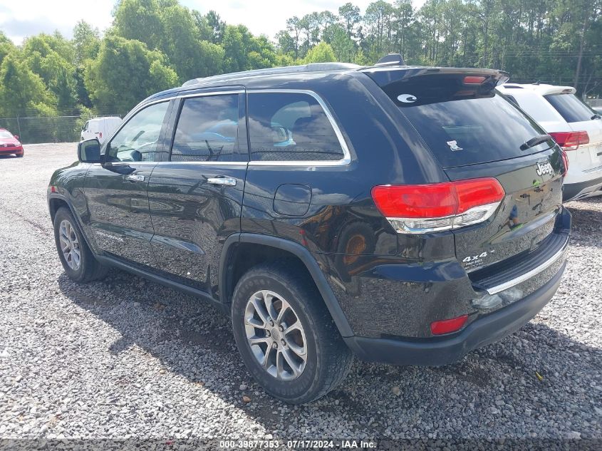 2015 Jeep Grand Cherokee Limited VIN: 1C4RJFBG3FC644827 Lot: 39877353