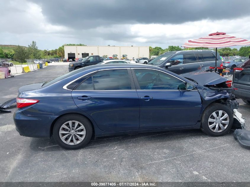 2016 Toyota Camry Le VIN: 4T4BF1FK8GR569477 Lot: 39877405