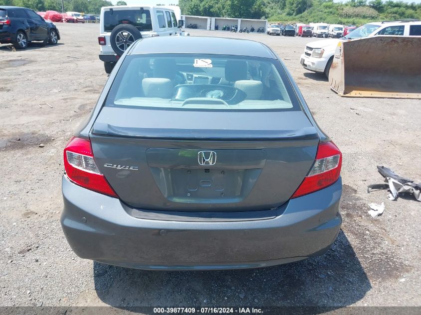 2012 Honda Civic Lx VIN: 19XFB2F53CE380059 Lot: 39877409