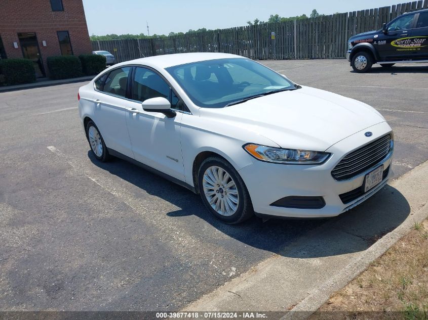 2016 Ford Fusion Hybrid S VIN: 3FA6P0UU4GR203377 Lot: 39877418