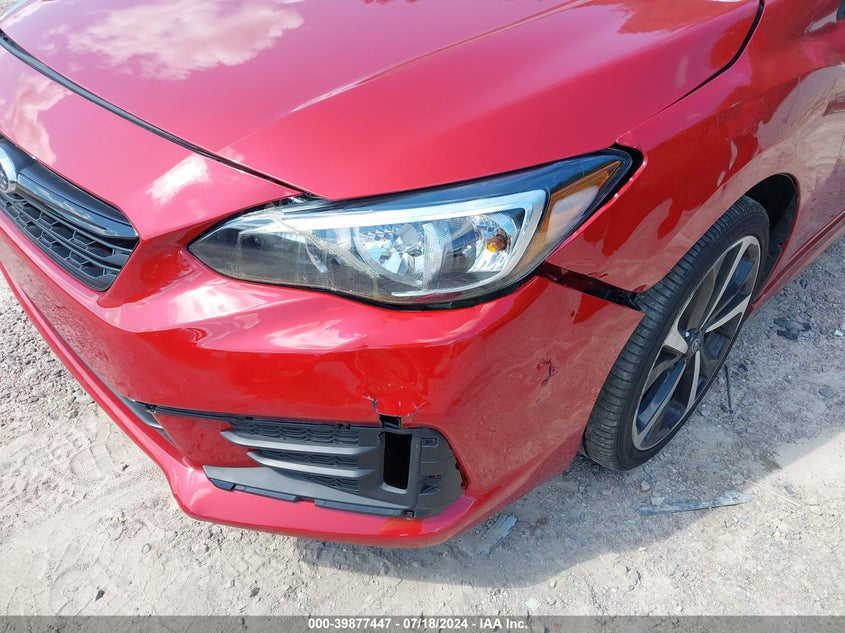 2023 Subaru Impreza Sport VIN: 4S3GTAL66P3715837 Lot: 39877447