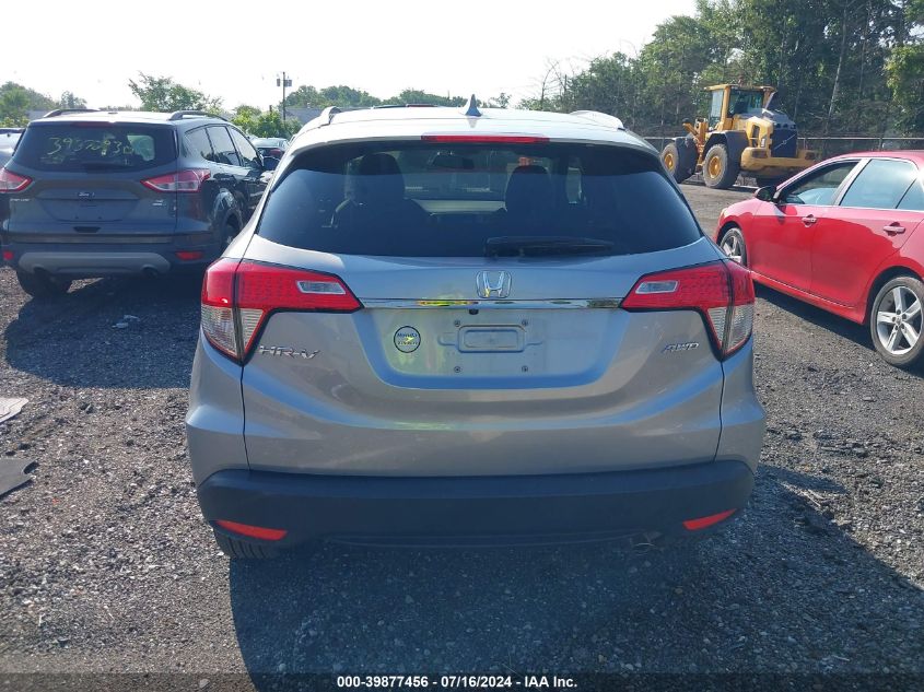 2022 Honda Hr-V Ex VIN: 3CZRU6H56NM752069 Lot: 39877456