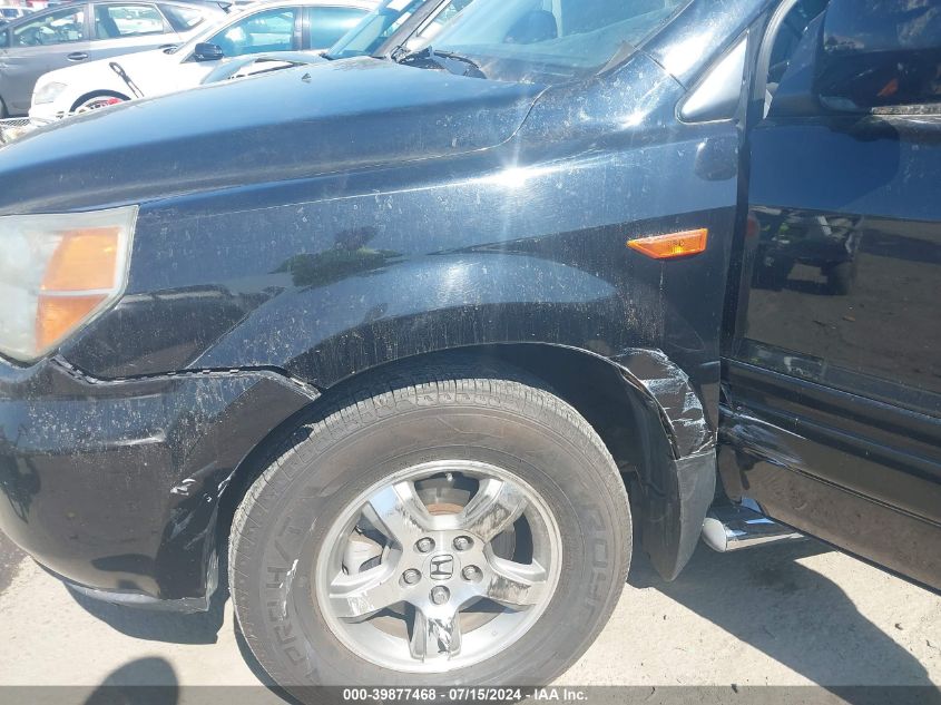 2006 Honda Pilot Ex-L VIN: 5FNYF28756B050479 Lot: 39877468