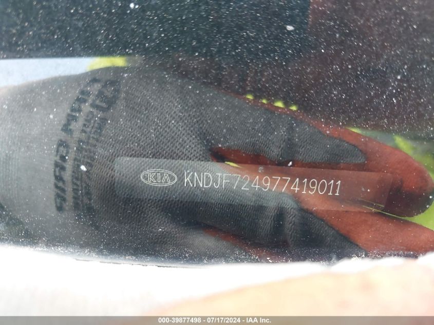 2007 Kia Sportage Lx VIN: KNDJF724977419011 Lot: 39877498