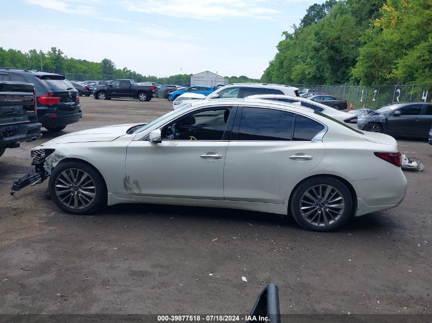 2018 Infiniti Q50 3.0T Luxe VIN: JN1EV7AR0JM443906 Lot: 39877518