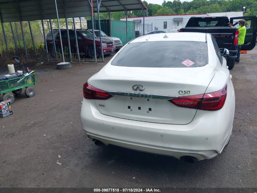 2018 Infiniti Q50 3.0T Luxe VIN: JN1EV7AR0JM443906 Lot: 39877518