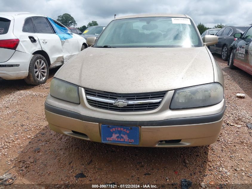 2005 Chevrolet Impala VIN: 2G1WF52E759207408 Lot: 39877521
