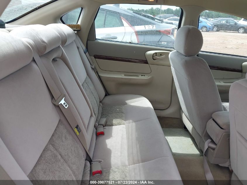 2005 Chevrolet Impala VIN: 2G1WF52E759207408 Lot: 39877521