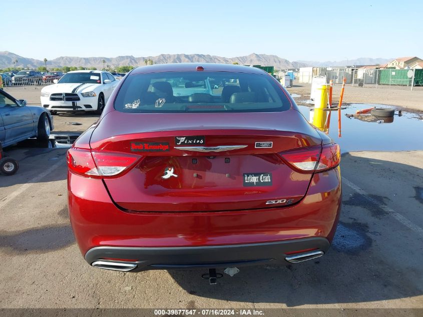 2015 Chrysler 200 S VIN: 1C3CCCBG7FN533219 Lot: 39877547