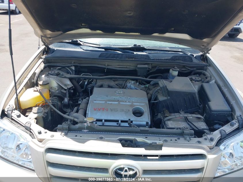 2004 Toyota Highlander V6 VIN: JTEDP21A240024897 Lot: 39877563