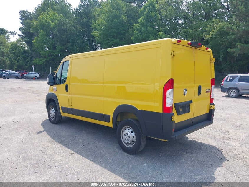 VIN 3C6LRVAG8NE109548 2022 RAM PROMASTER 1500 LOW ROOF 136 WB