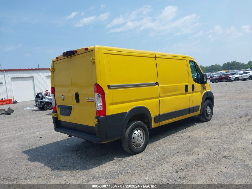 VIN 3C6LRVAG8NE109548 2022 RAM PROMASTER 1500 LOW ROOF 136 WB