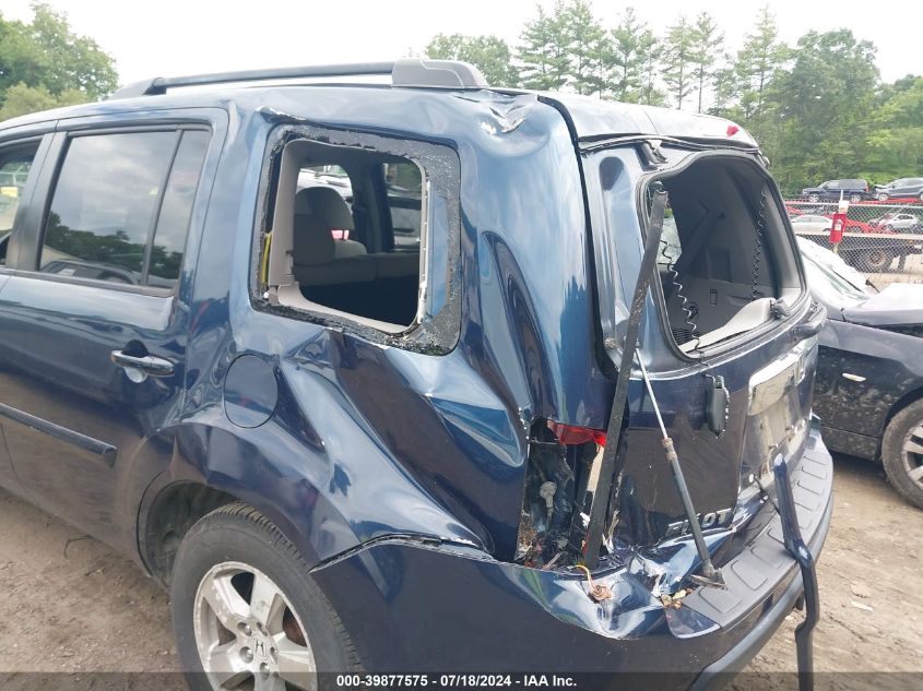2011 Honda Pilot Ex VIN: 5FNYF4H43BB030274 Lot: 39877575