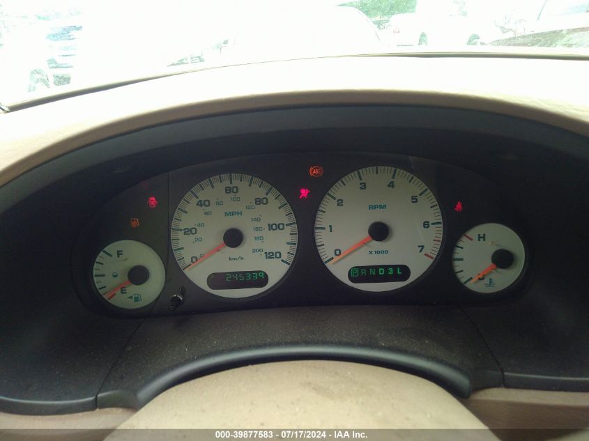 2002 Chrysler Town & Country Lx VIN: 2C8GP44322R792682 Lot: 39877583