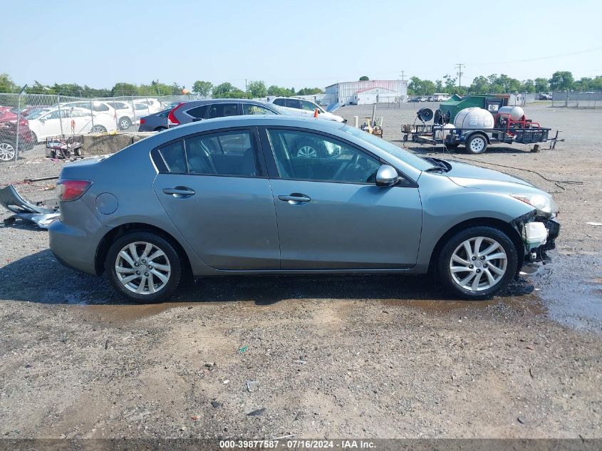 2012 Mazda Mazda3 I Grand Touring VIN: JM1BL1W89C1695712 Lot: 39877587