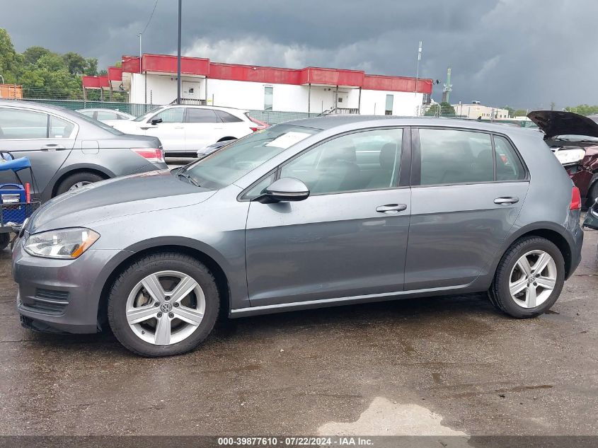 2015 Volkswagen Golf Tdi S 4-Door VIN: 3VW2A7AU9FM064783 Lot: 39877610