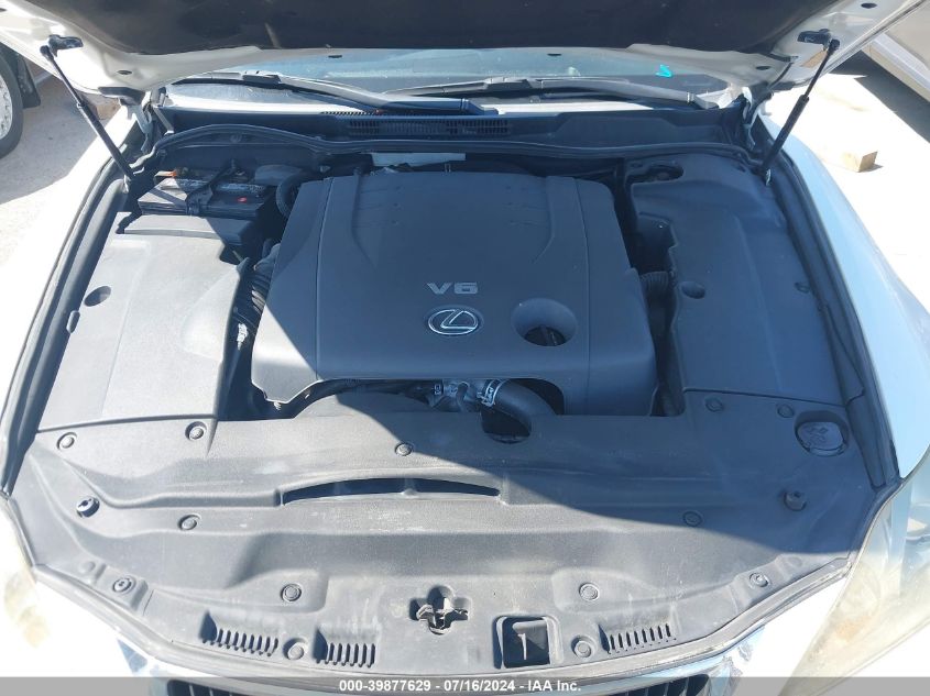 2011 Lexus Is 250 250 VIN: JTHBF5C27B5130458 Lot: 39877629