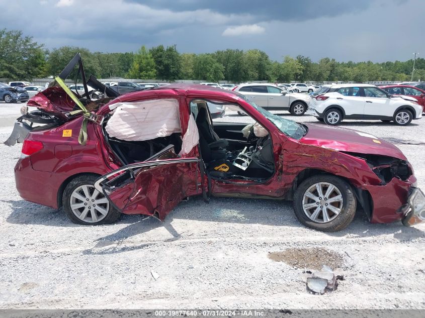 2012 Subaru Legacy 2.5I Premium VIN: 4S3BMBC63C3006726 Lot: 39877640