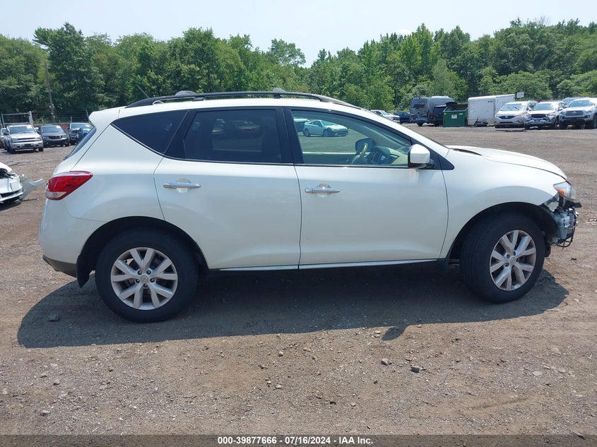 2011 Nissan Murano Sl VIN: JN8AZ1MW1BW167244 Lot: 39877666