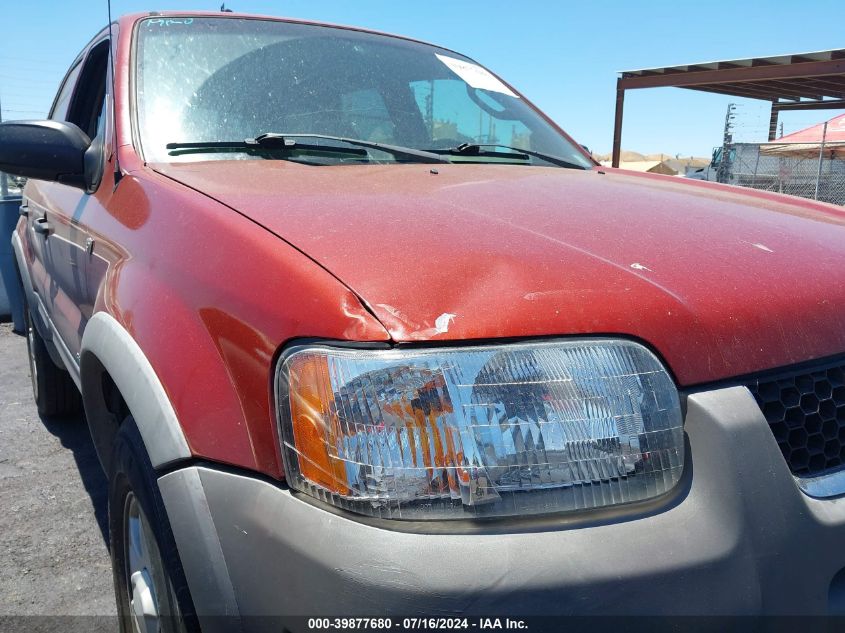 2001 Ford Escape Xlt VIN: 1FMYU031X1KC22297 Lot: 39877680