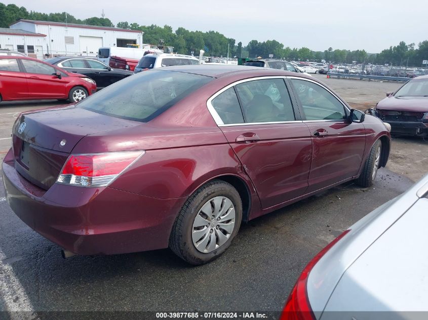 2009 Honda Accord 2.4 Lx VIN: 1HGCP26389A141378 Lot: 39877685