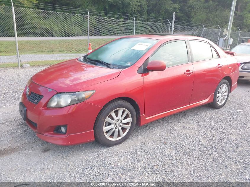 2T1BU40E39C169657 | 2009 TOYOTA COROLLA