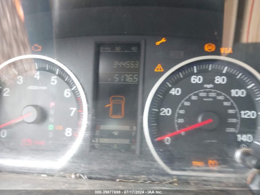 2009 Honda Cr-V Lx VIN: 3CZRE38339G702308 Lot: 39877698