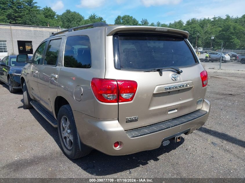 2008 Toyota Sequoia Sr5 5.7L V8 VIN: 5TDBY64A08S009328 Lot: 39877709