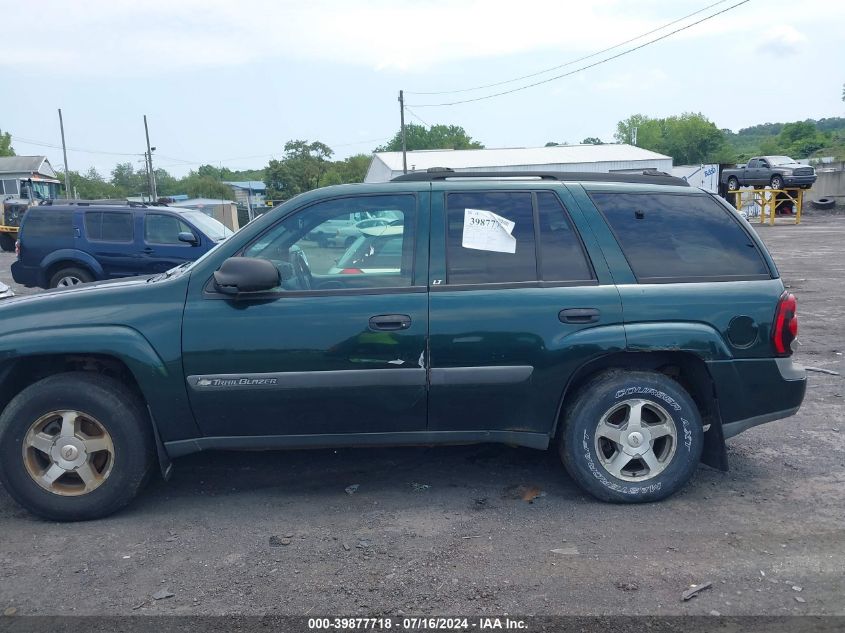 2002 Chevrolet Trailblazer Lt VIN: 1GNDT13S322303851 Lot: 39877718