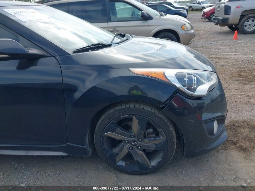 2015 Hyundai Veloster Turbo VIN: KMHTC6AE4FU228470 Lot: 39877722