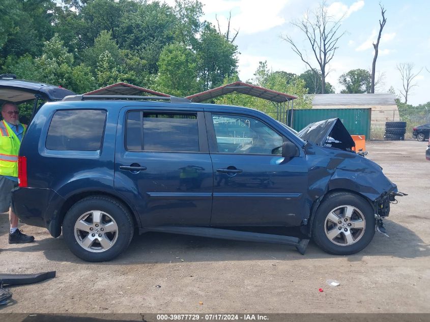 2010 Honda Pilot Ex-L VIN: 5FNYF4H5XAB036600 Lot: 39877729