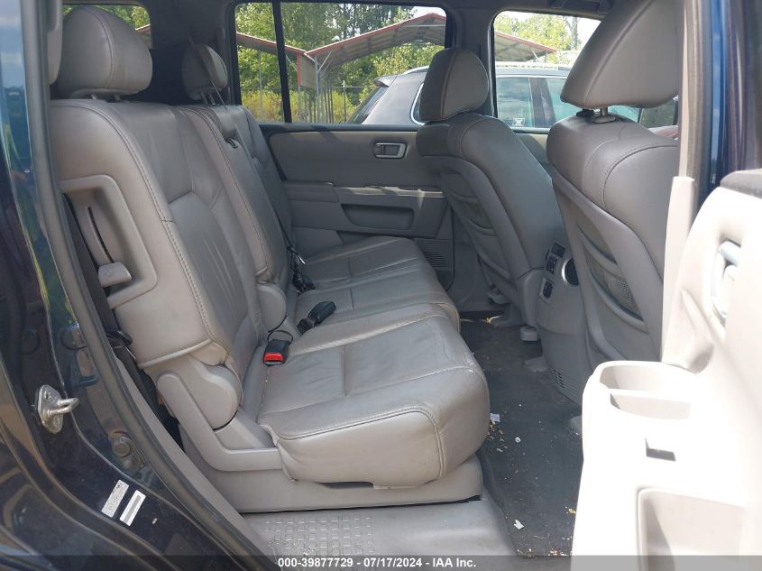 2010 Honda Pilot Ex-L VIN: 5FNYF4H5XAB036600 Lot: 39877729