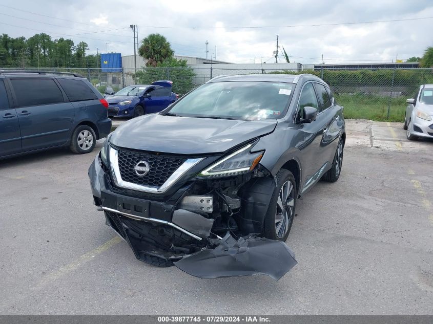 2023 Nissan Murano Sl Intelligent Awd VIN: 5N1AZ2CS6PC130422 Lot: 39877745