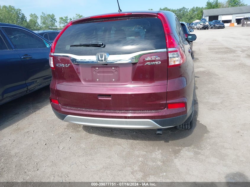 2015 Honda Cr-V Ex VIN: 5J6RM4H55FL041311 Lot: 39877751