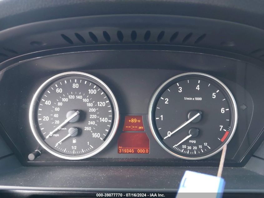 2008 BMW 528I I VIN: WBANU53578CT03587 Lot: 39877770