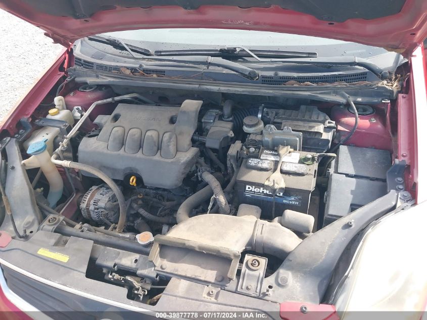 2010 Nissan Sentra 2.0/2.0S/Sr/2.0Sl VIN: 3N1AB6AP3AL668279 Lot: 39877778