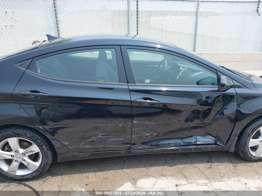 2013 Hyundai Elantra Gls VIN: 5NPDH4AEXDH268090 Lot: 39877803