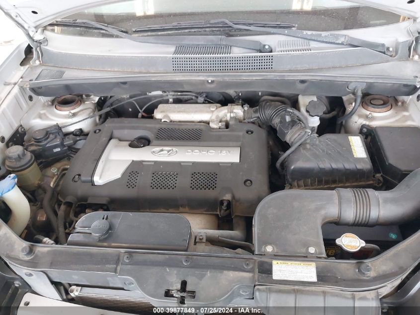 2005 Hyundai Tucson Gl VIN: KM8JM72B05U194122 Lot: 39877849