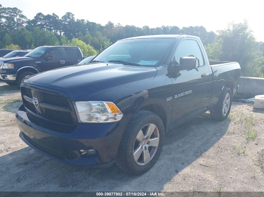 2012 Dodge Ram 1500 St VIN: 3C6JD6AT1CG261536 Lot: 39877902