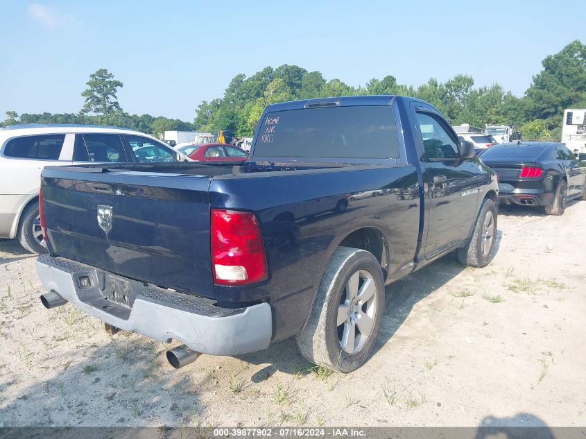 2012 Dodge Ram 1500 St VIN: 3C6JD6AT1CG261536 Lot: 39877902