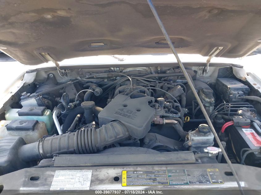 2004 Ford Ranger Edge VIN: 1FTYR14E84PB44459 Lot: 39877937