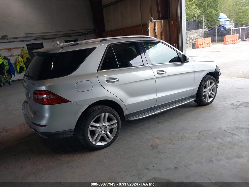 2014 Mercedes-Benz Ml 350 4Matic VIN: 4JGDA5HB4EA368096 Lot: 39877949